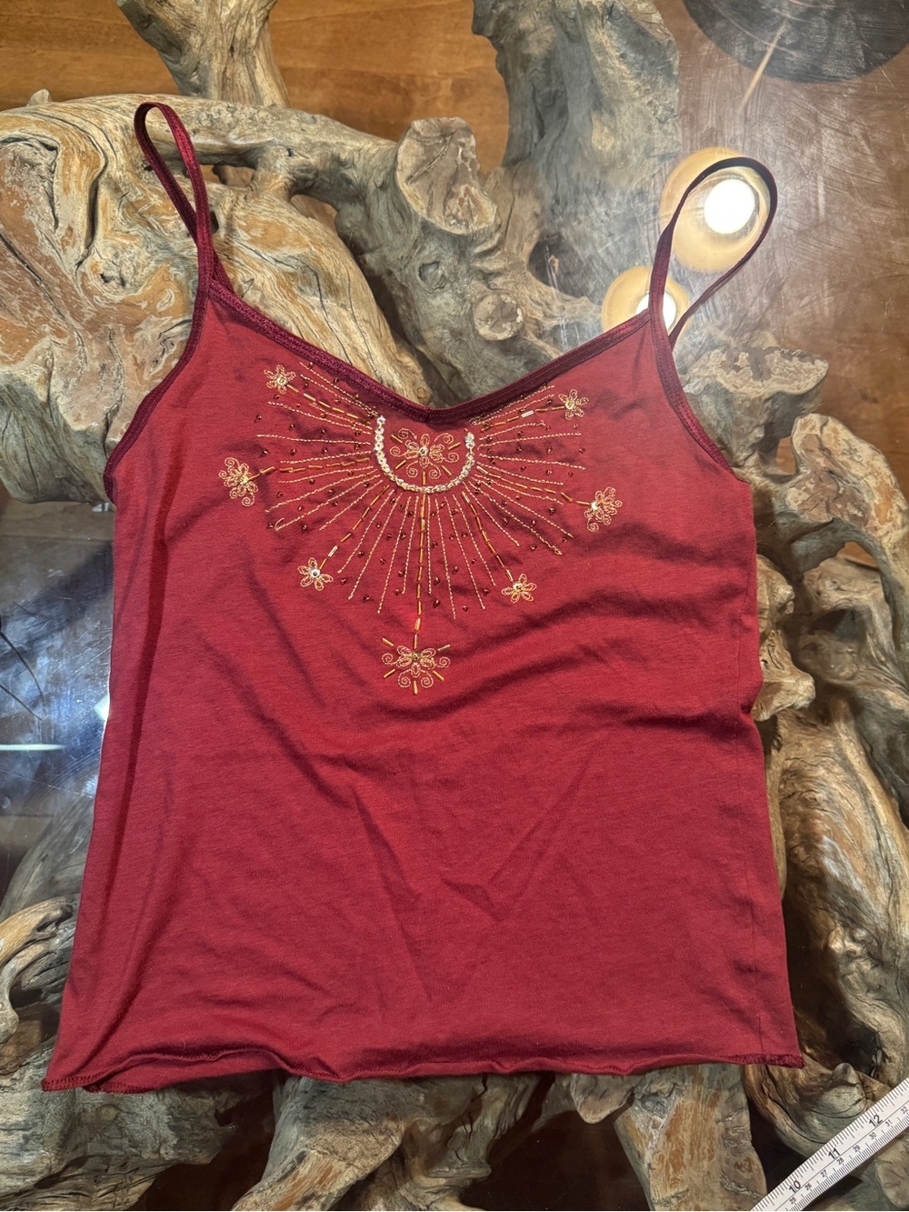 Vintage beaded Hollister cami